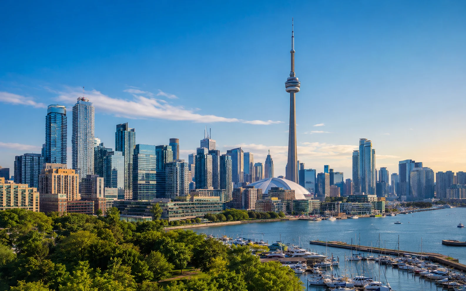 Toronto skyline and waterfront